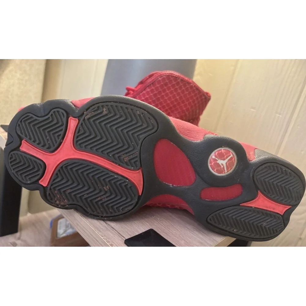 Nike Boys Air Jordan‎ Horizon 823583-600 Red Basketball Shoes Sneakers Size 6.5Y